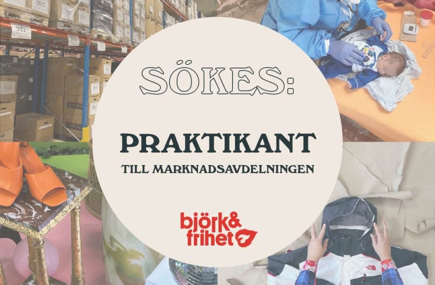 Sökes: praktikant till marknadsavdelningen